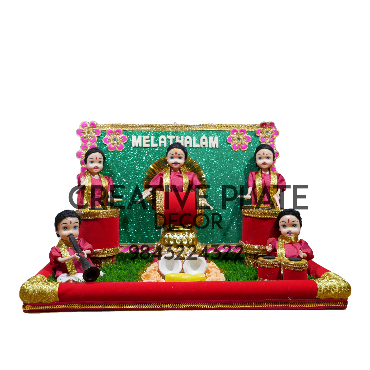 Pelo Decorative Tray Used for Different Purpose for Chocolates Dry Fruits  Gift Packaging and for Shagun Engagement Ceremony Use Pack of 1 (m6) :  Amazon.in: Home & Kitchen